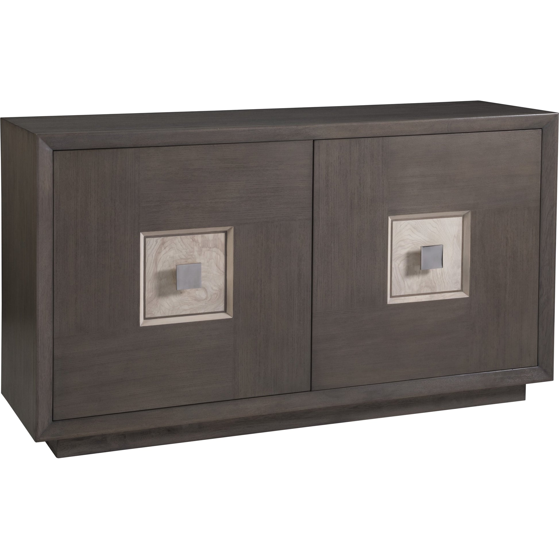 Mercury Two Door Media Console by Artistica Home in bleached olive ash burl. Made from unique in a modern style.