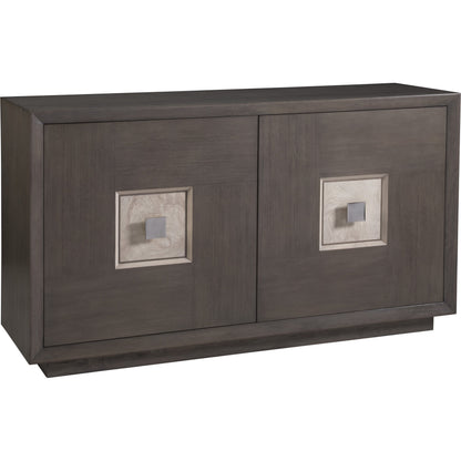 Mercury Two Door Media Console by Artistica Home in bleached olive ash burl. Made from unique in a modern style.