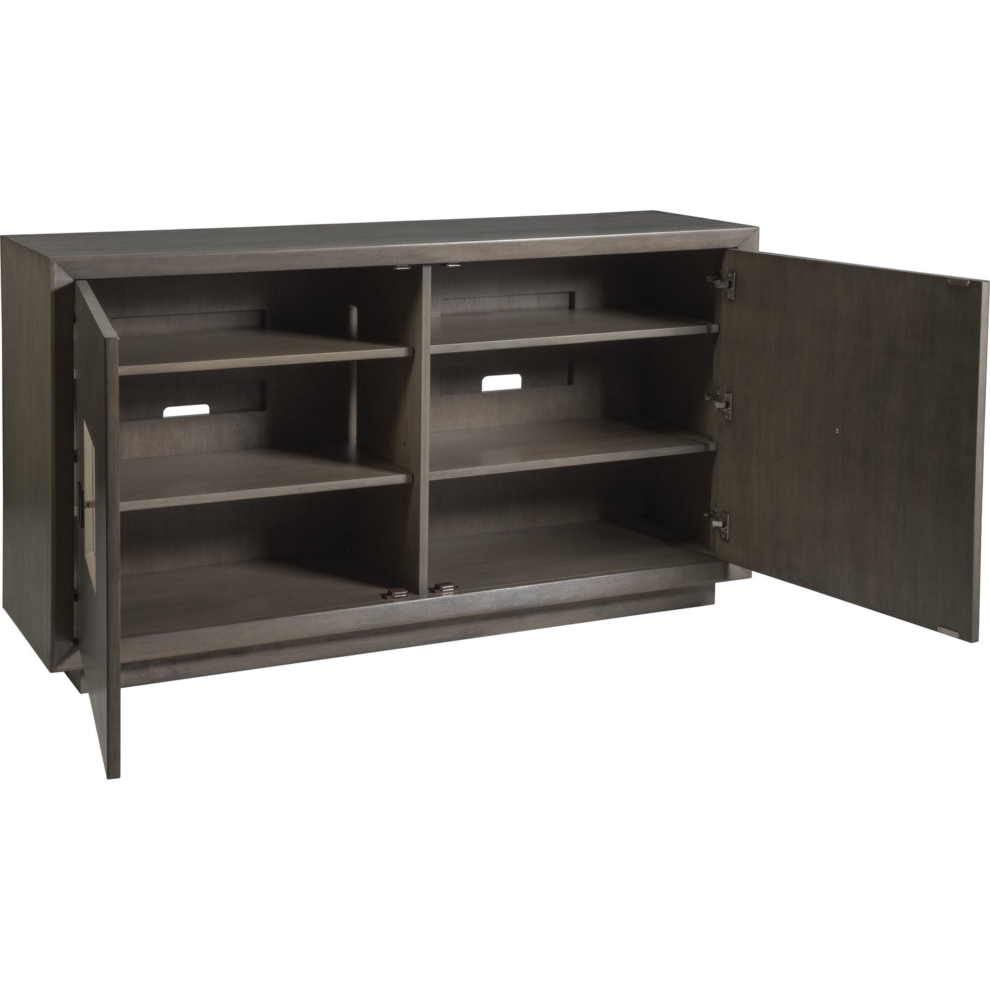 002 SR-834437 | Additional Silo | Mercury Two Door Media Console by Artistica Home in bleached olive ash burl. Made from unique in a modern style.