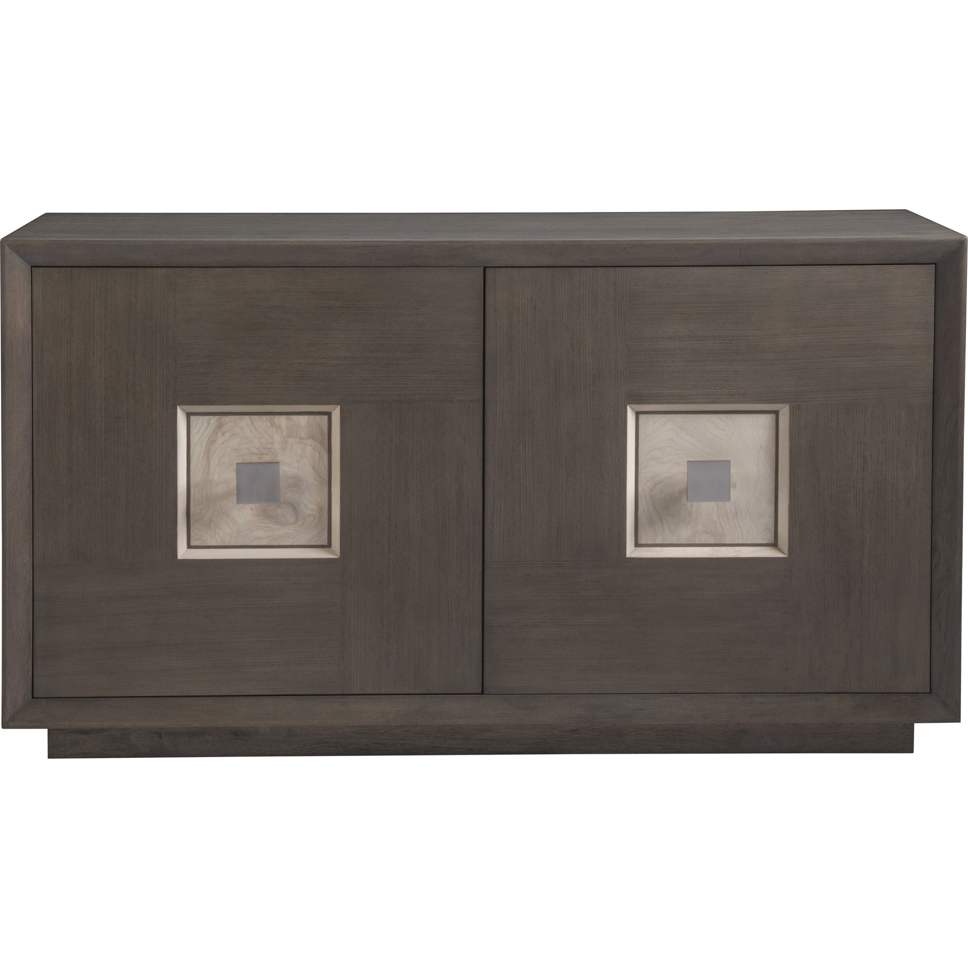 Mercury Two Door Media Console by Artistica Home in bleached olive ash burl. Made from unique in a modern style.
