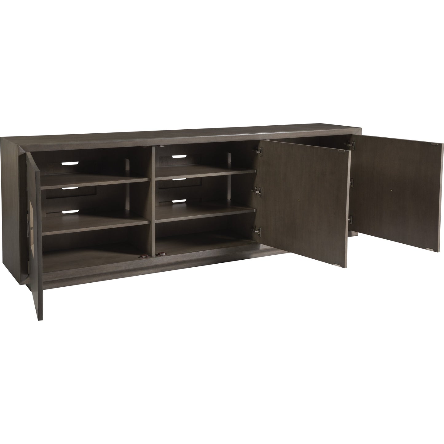 003 SR-834436 | Additional Silo | Mercury Media Console by Artistica Home in bleached olive ash burl. Made from unique in a modern style.