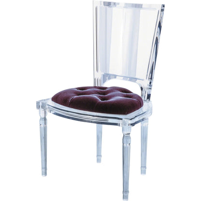 Marilyn Acrylic Side Chair by Global Views. Made from unique in a transitional style.
