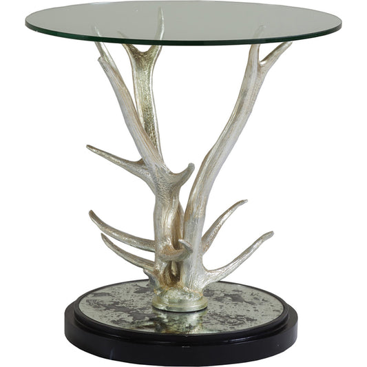Teton Spot Table by Artistica Home. Made from unique in a rustic style.