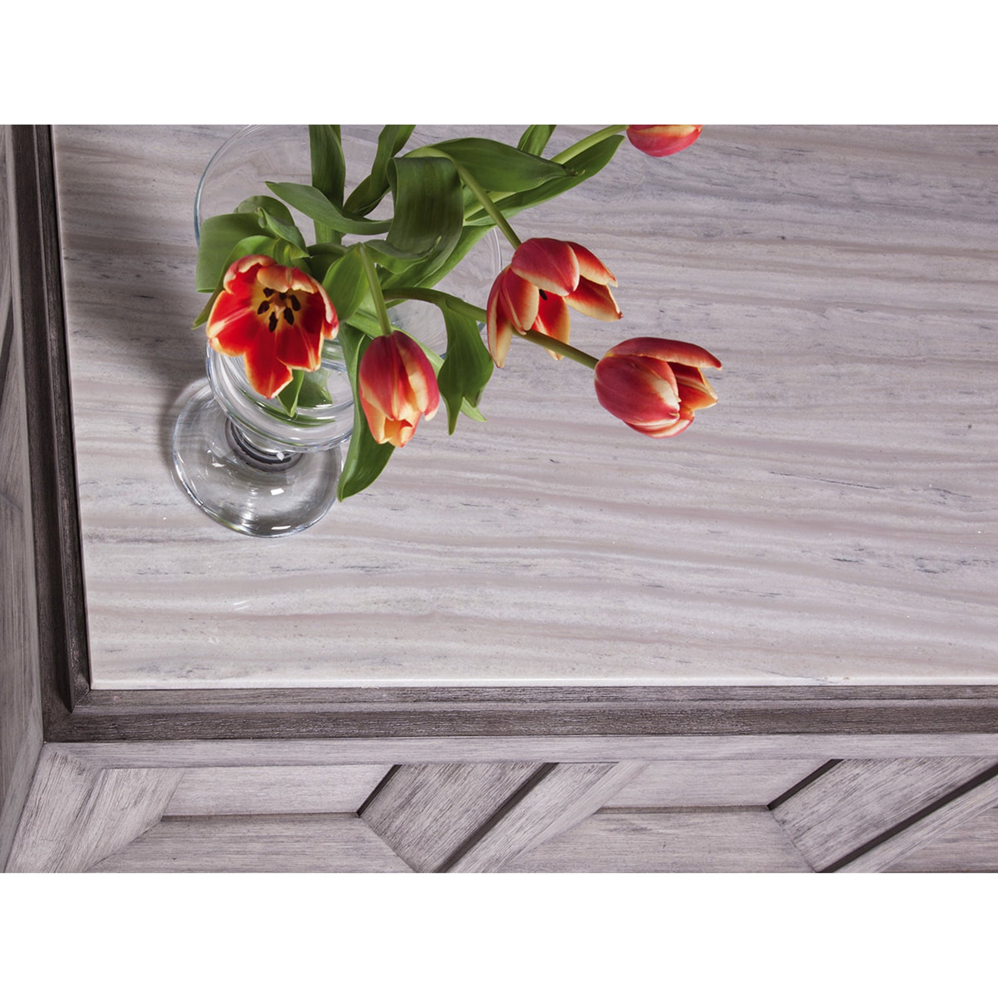 Dictum Rect Cocktail Table by Artistica Home in gray mahogany. Made from unique in a rustic style.
