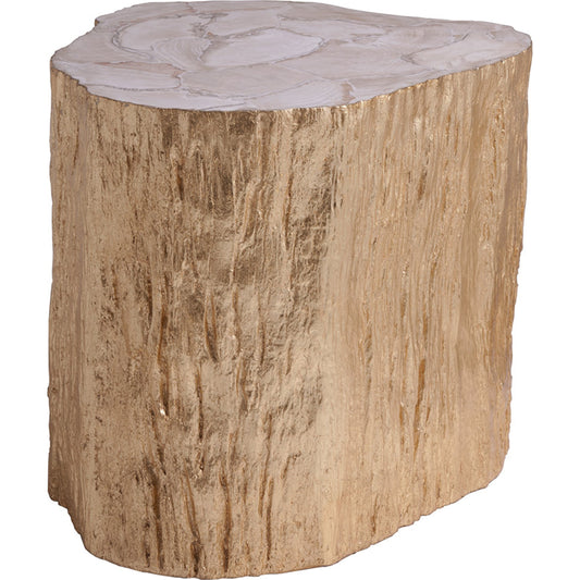 Trunk Segment Side Table by Artistica Home. Made from unique in a rustic style.
