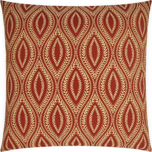 Carino Pillow by DV Kap Home in paprika. Made from 70% cotton, 30% polyester in a unique style.
