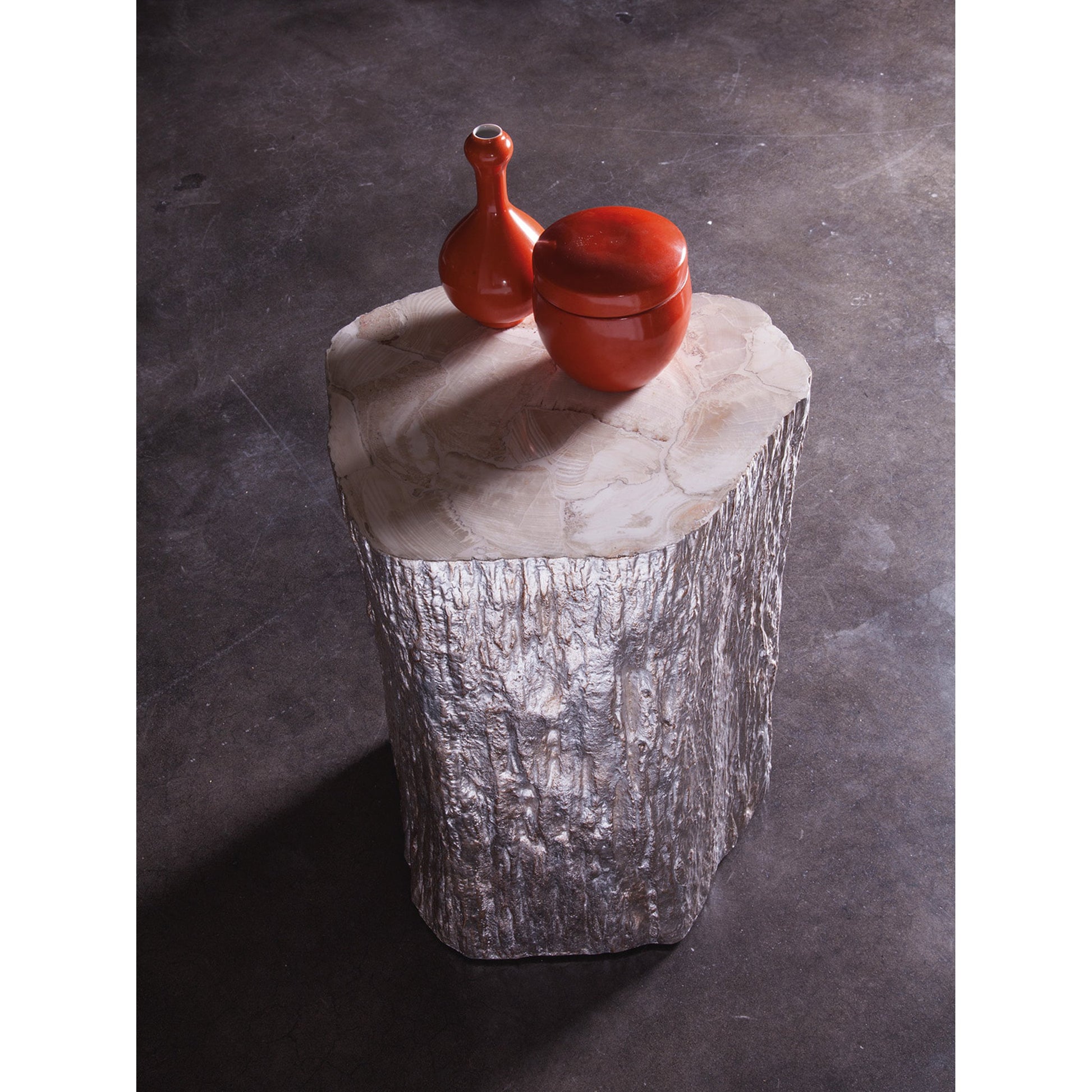 Trunk Segment Accent Table by Artistica Home. Made from unique in a rustic style.