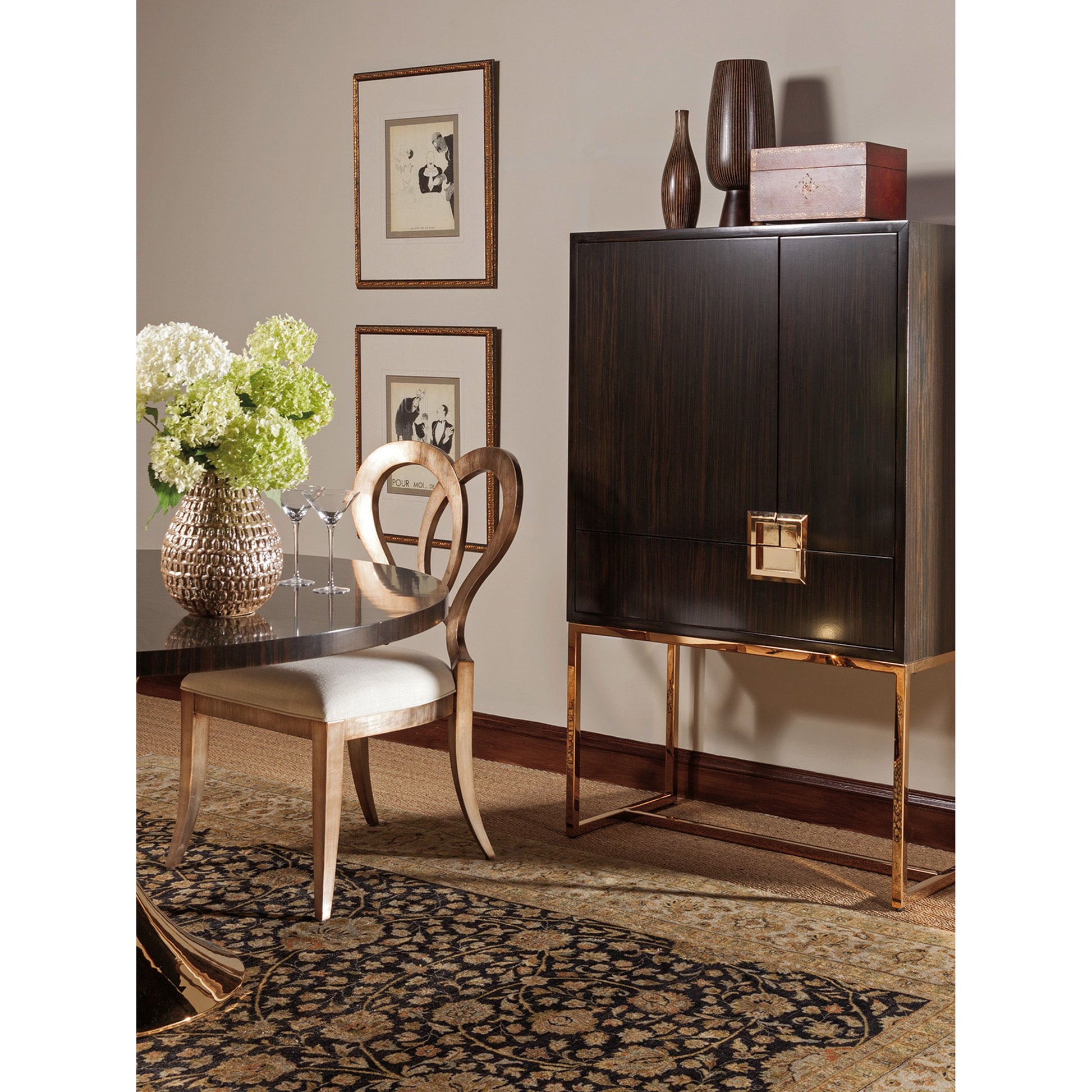 Melody Side Chair by Artistica Home. Made from unique in a transitional style.