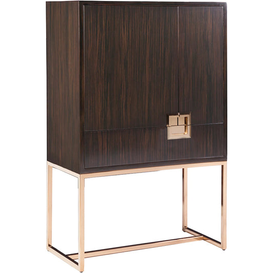 Bar Cabinet Base by Artistica Home in gold. Made from unique in a unique style.