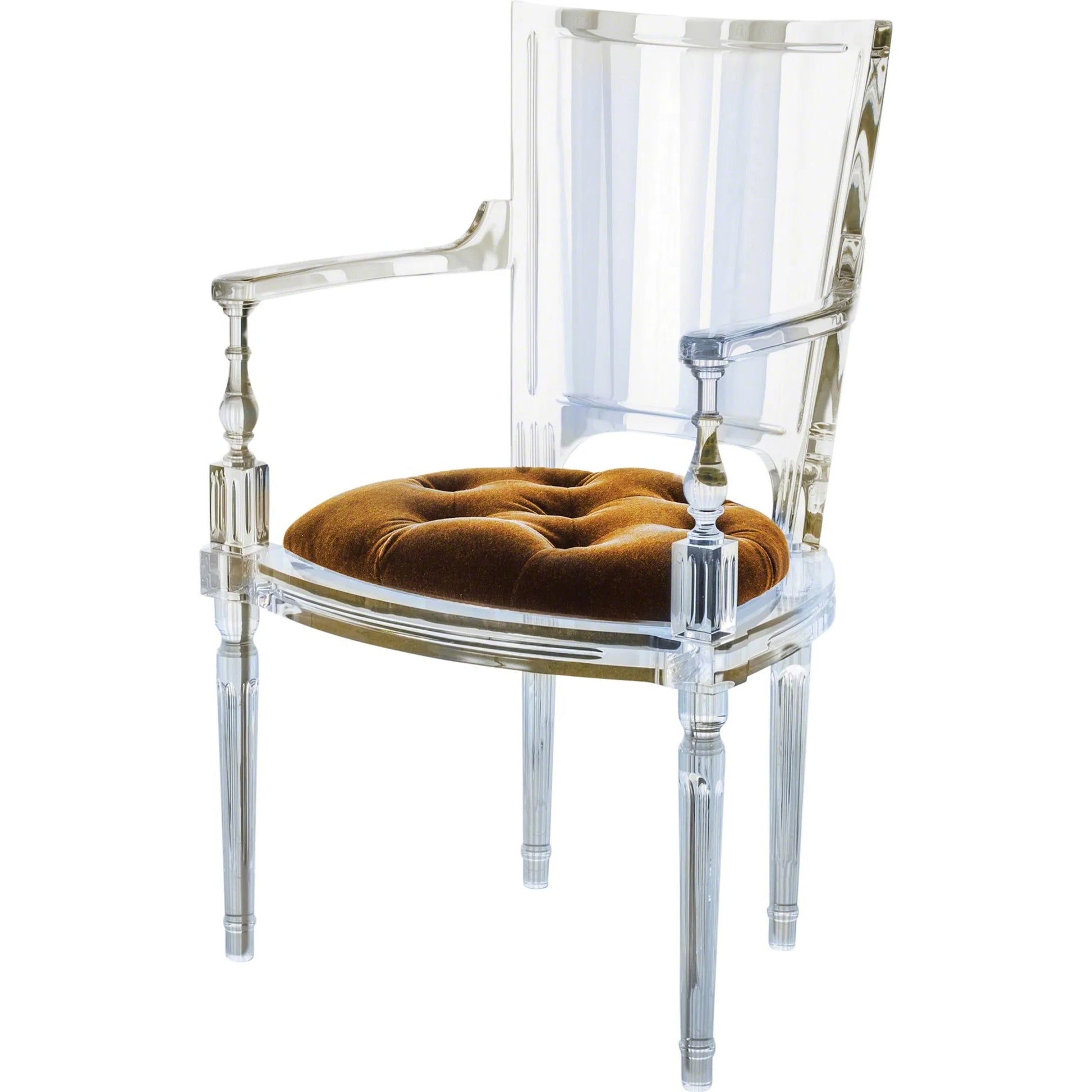 Marilyn Arm Chair by Global Views. Made from acrylic in a transitional style.
