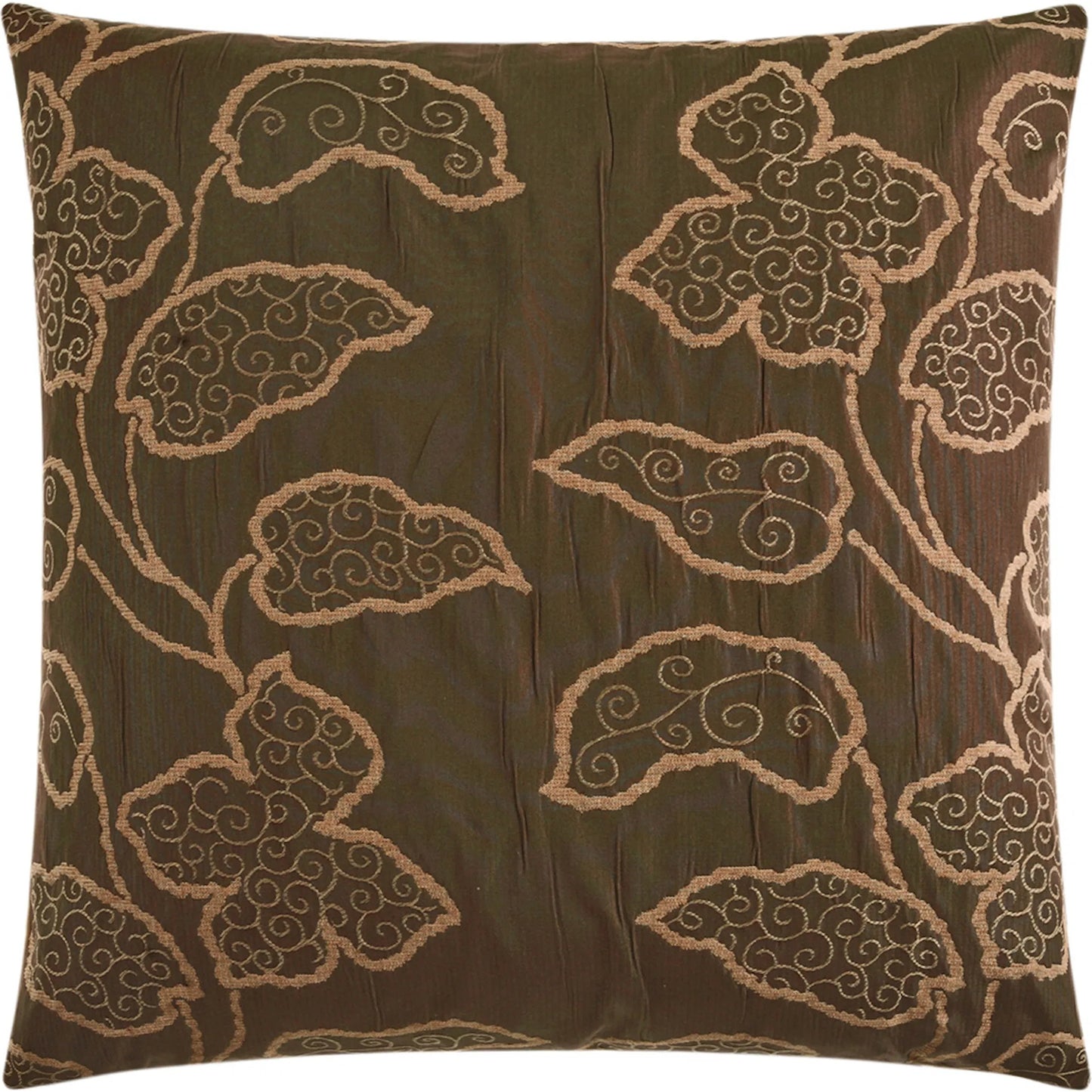 001 SI-2381664 | Primary Silo | Lyric Pillow by DV Kap Home in chocolate. Made from 57% cotton, 43% polyester in a traditional style.