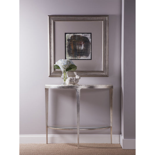 Gravitas Console by Artistica Home in champagne foil. Made from unique in a modern style.