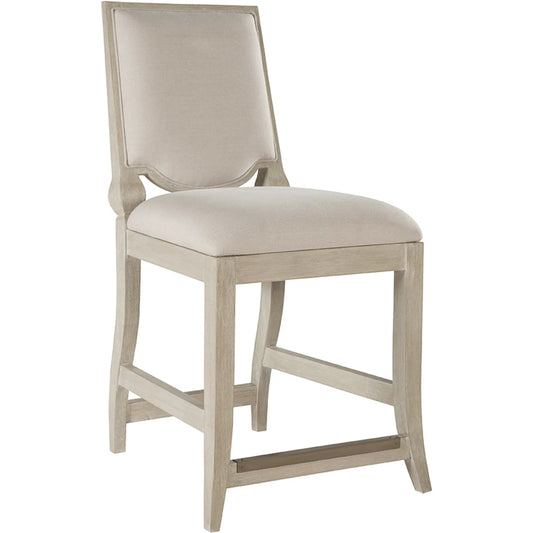 Beauvoir Counter Stool by Artistica Home in bianco. Made from wood in a unique style.