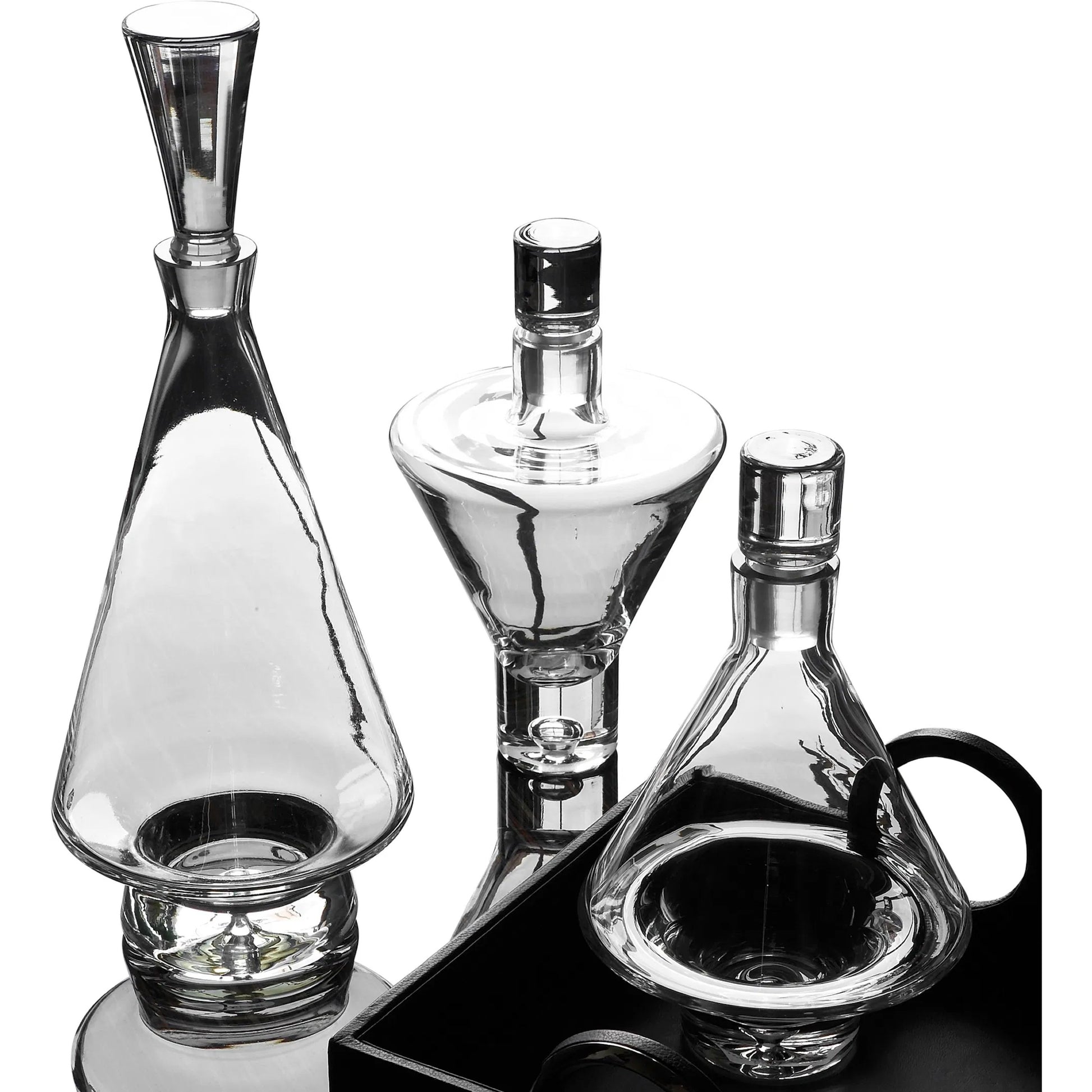 Fat Bottom Decanter by Global Views. Made from glass in a modern style.