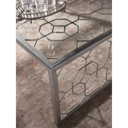 Honeycomb Rectangular Cocktail Table by Artistica Home in st. laurent. Made from unique in a transitional style.