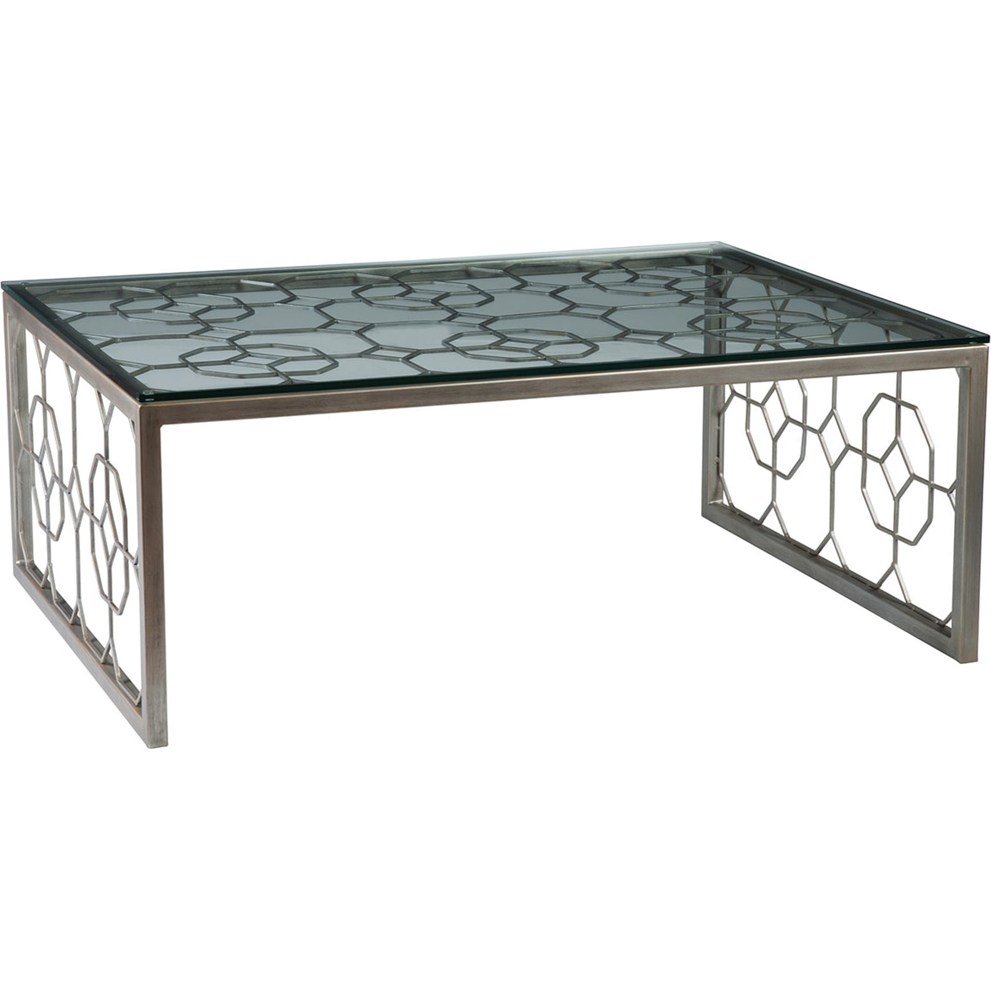 Honeycomb Rectangular Cocktail Table by Artistica Home in st. laurent. Made from unique in a transitional style.