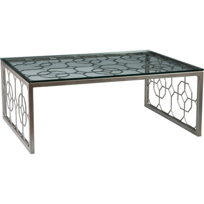 Honeycomb Rectangular Cocktail Table by Artistica Home in st. laurent. Made from unique in a transitional style.