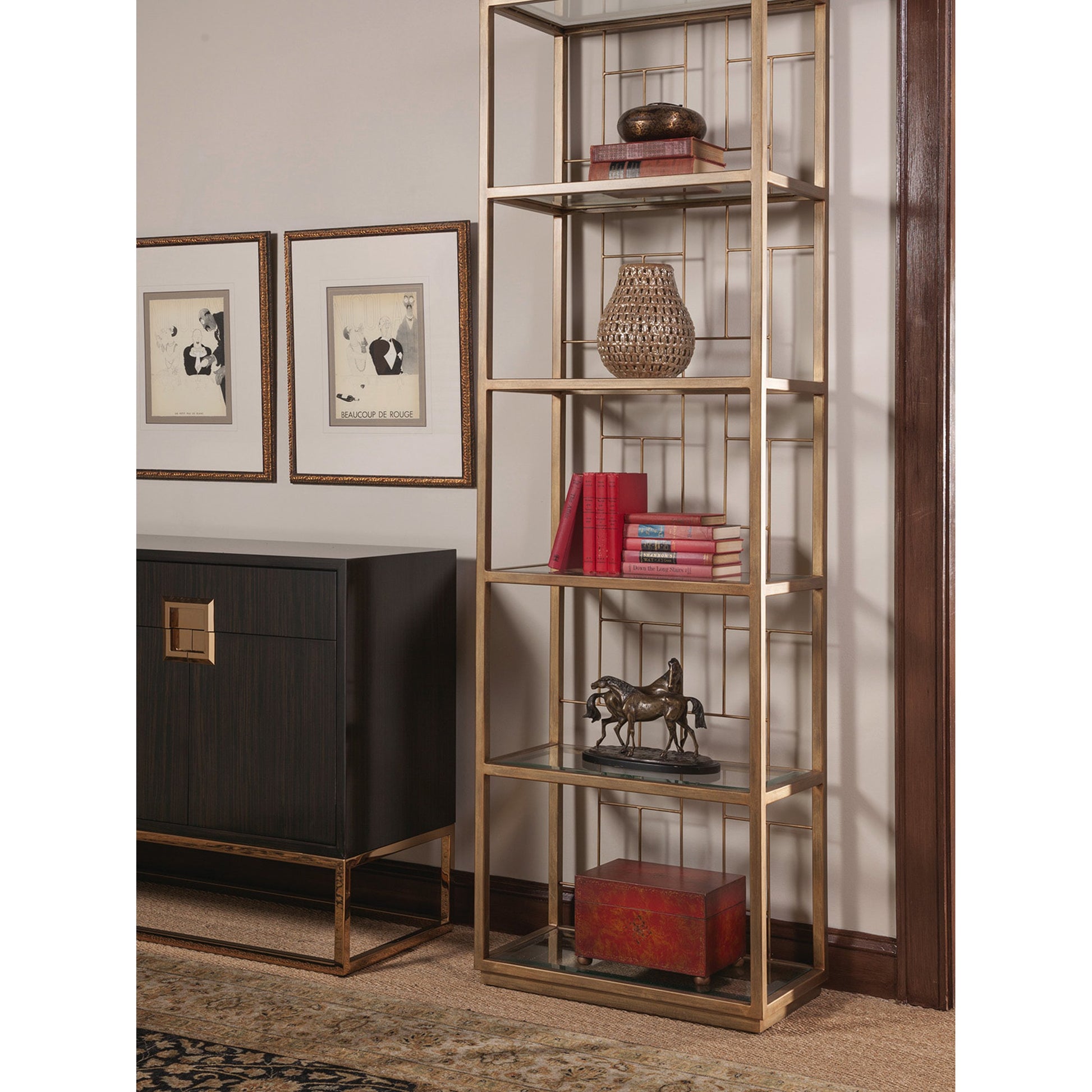 Mid Geo Slim Etagere by Artistica Home. Made from unique in a modern style.
