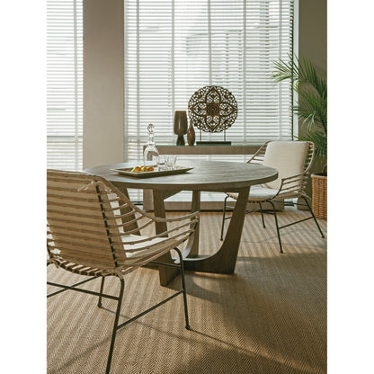Brio Round Dining Table by Artistica Home in grigio. Made from unique in a modern style.