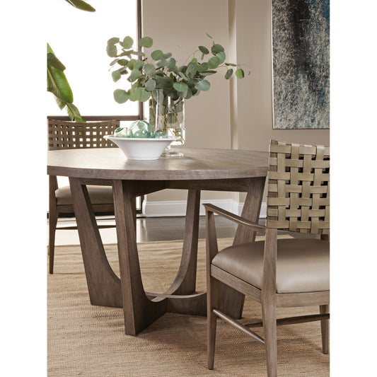Brio Round Dining Table by Artistica Home in grigio. Made from unique in a modern style.