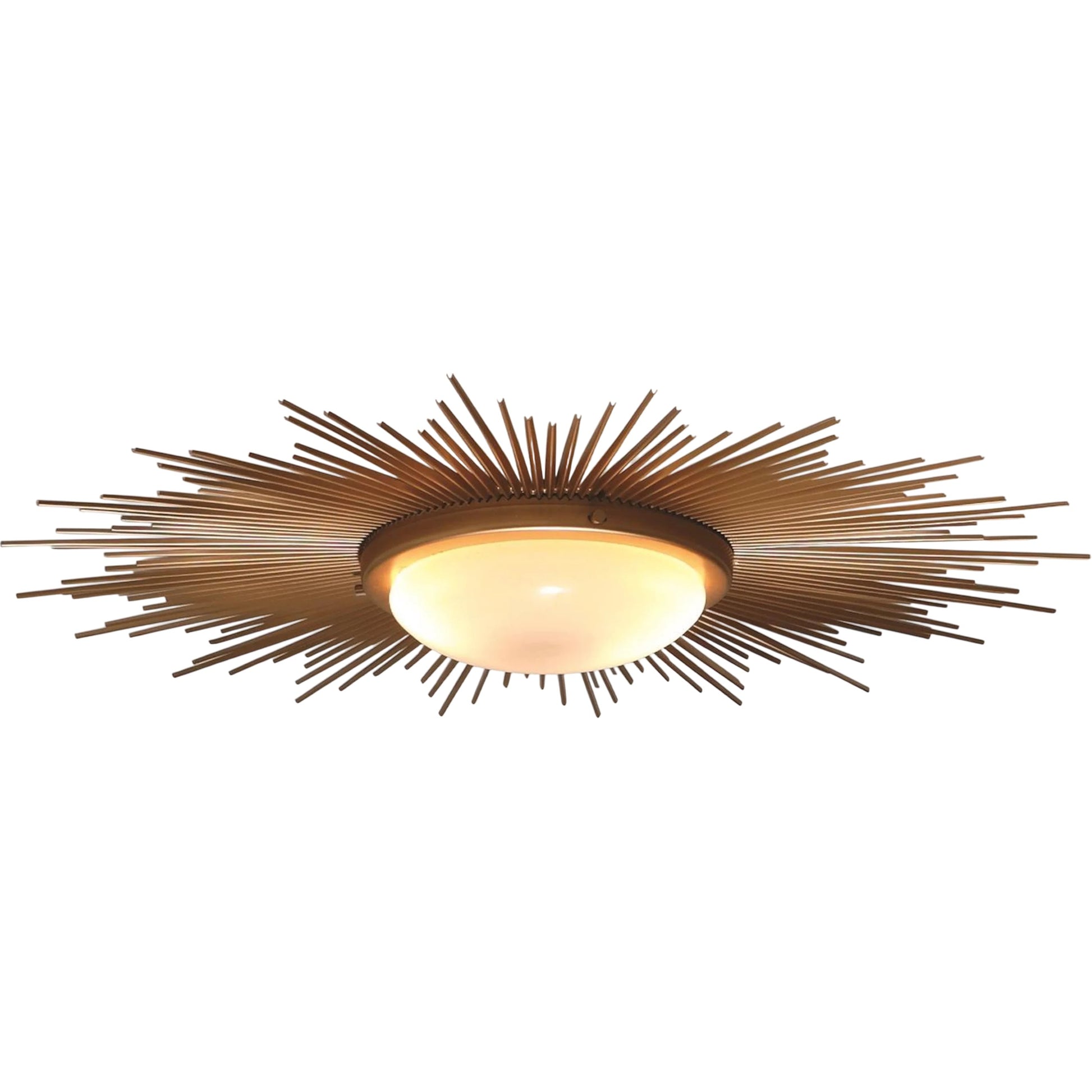 Sunburst Fixture by Global Views. Made from brass, glass in a transitional style.