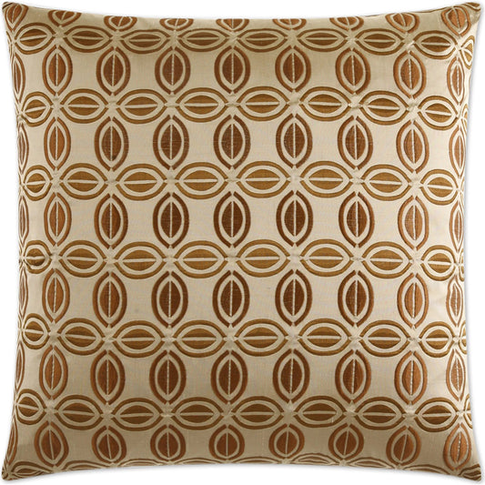 Puzzle Pillow by DV Kap Home in brown. Made from 65% polyester, 35% viscose in a unique style.