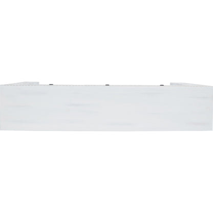 Janta Console Table by Butler Specialty Company in white and whitewashed. Made from recycled mango wood solids in a eclectic & global style.