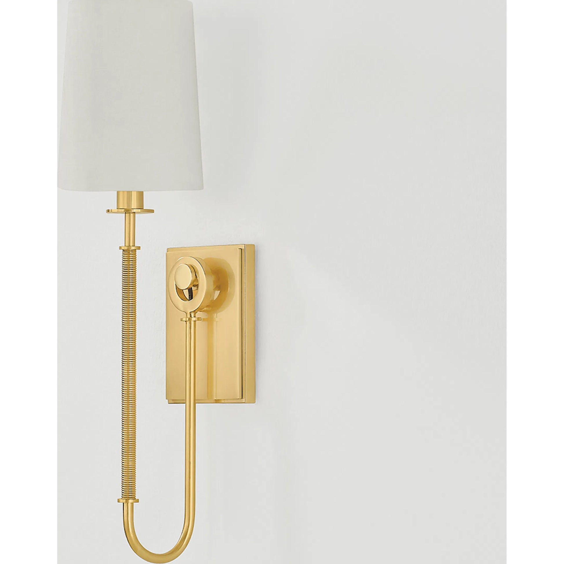 Glenmont Single Wall Sconce by Hudson Valley. Made from steel in a traditional style.