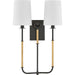 Glenmont Double Wall Sconce by Hudson Valley. Made from steel in a traditional style.