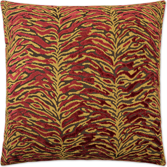 Sabu by DV Kap Home in red, ruby. Made from 71% viscose, 29% polyester in a modern style.