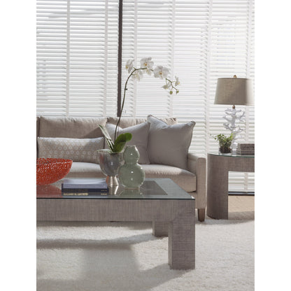Precept Rectangular Cocktail Table by Artistica Home in light gray. Made from unique in a modern style.