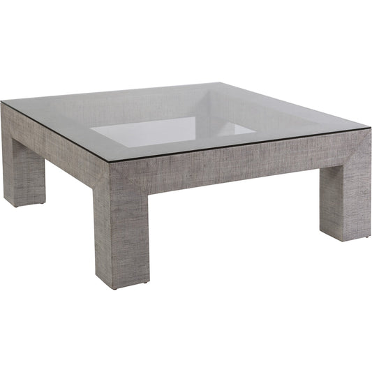 Precept Square Cocktail Table by Artistica Home in light gray. Made from unique in a modern style.