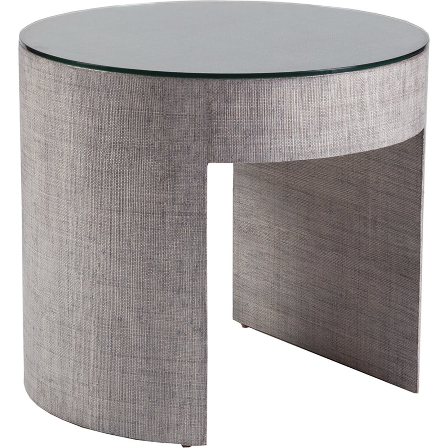 001 SR-834531 | Primary Silo | Precept Round End Table by Artistica Home in light gray. Made from unique in a modern style.