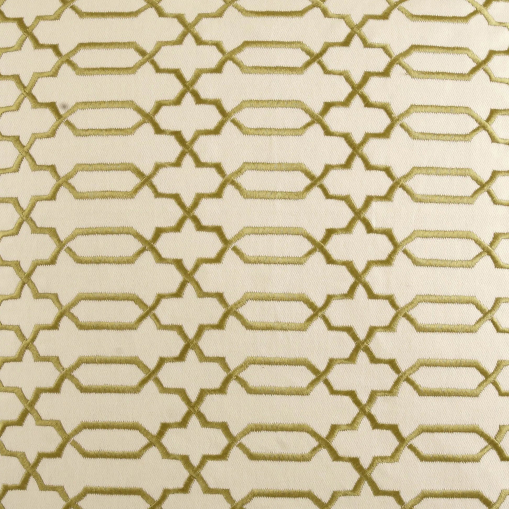 Lattice Pillow by DV Kap Home in gold. Made from unique in a traditional style.