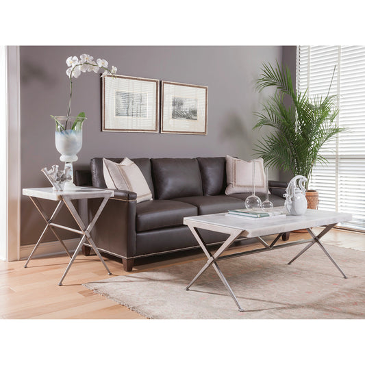 Greta End Table by Artistica Home in onyx. Made from unique in a modern style.