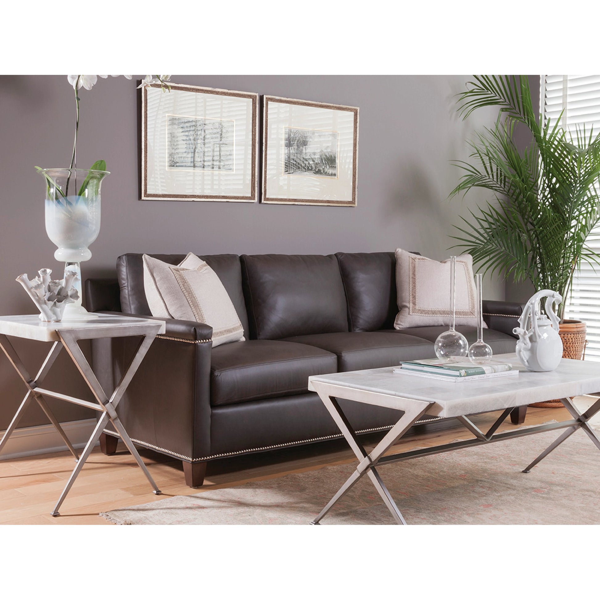 Greta End Table by Artistica Home in onyx. Made from unique in a modern style.