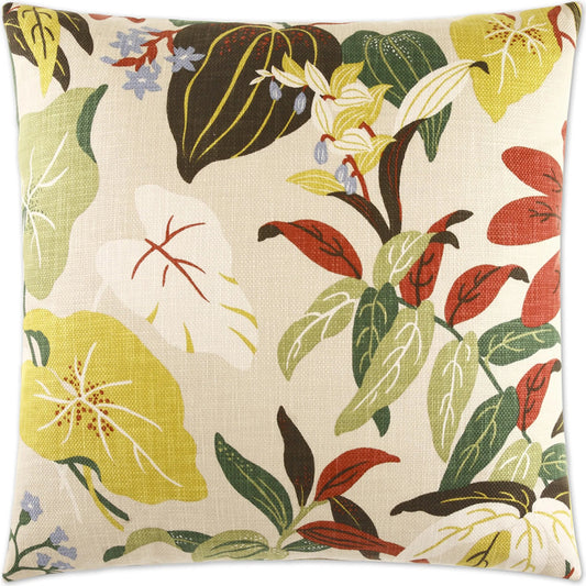 Fabriano Pillow by DV Kap Home in natural. Made from 100% cotton in a unique style.