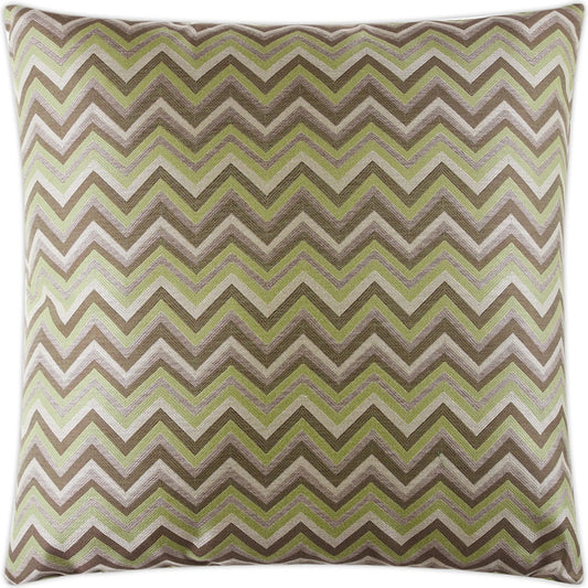 Prescott Pillow by DV Kap Home in green. Made from 74% rayon, 26% polyester in a unique style.
