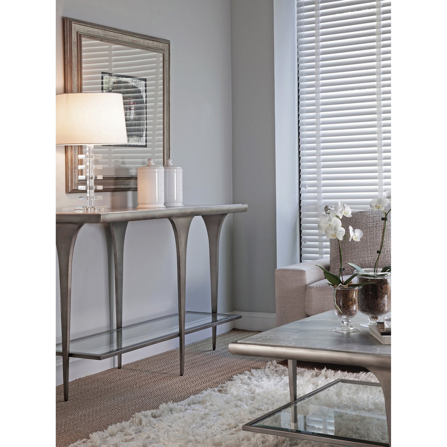 003 SR-834748 | Lifestyle | Zephyr Console by Artistica Home. Made from unique in a modern style.