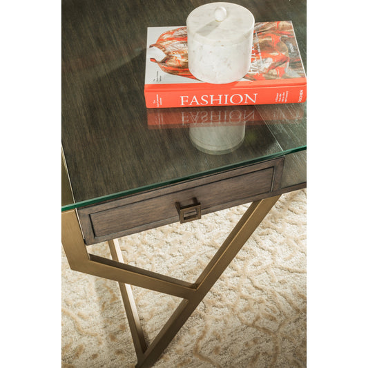Interlaken Desk by Artistica Home in grigio. Made from unique in a modern style.