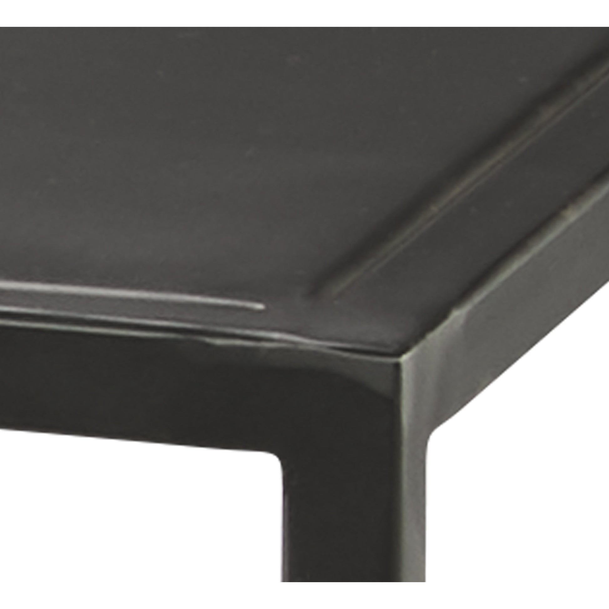 Element Shelved Console Table by Jamie Young in black iron. Made from iron in a modern style.