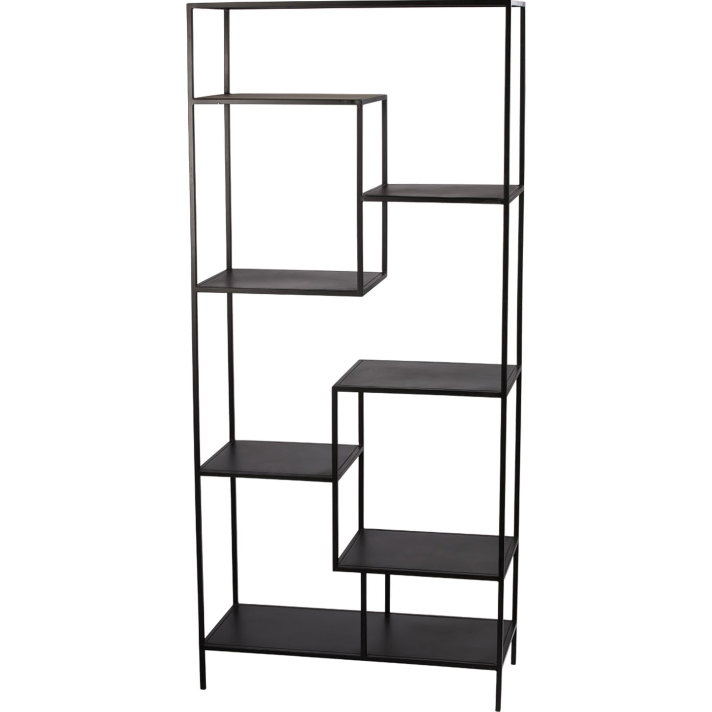 001 SR-707903 | Primary Silo | Element Etagere by Jamie Young in black iron. Made from iron in a modern style.