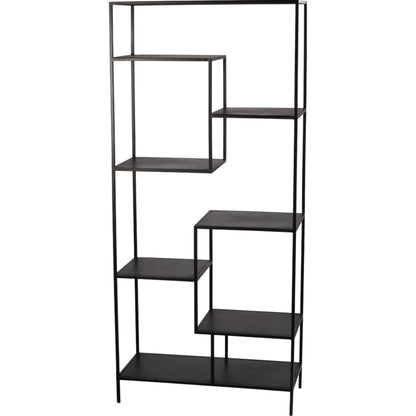 Element Etagere by Jamie Young in black iron. Made from iron in a modern style.