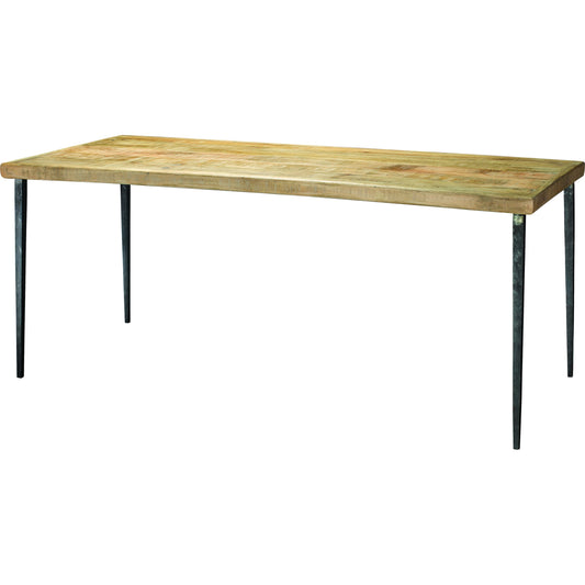 Farmhouse Dining Table by Jamie Young in natural wood. Made from wood in a modern style.