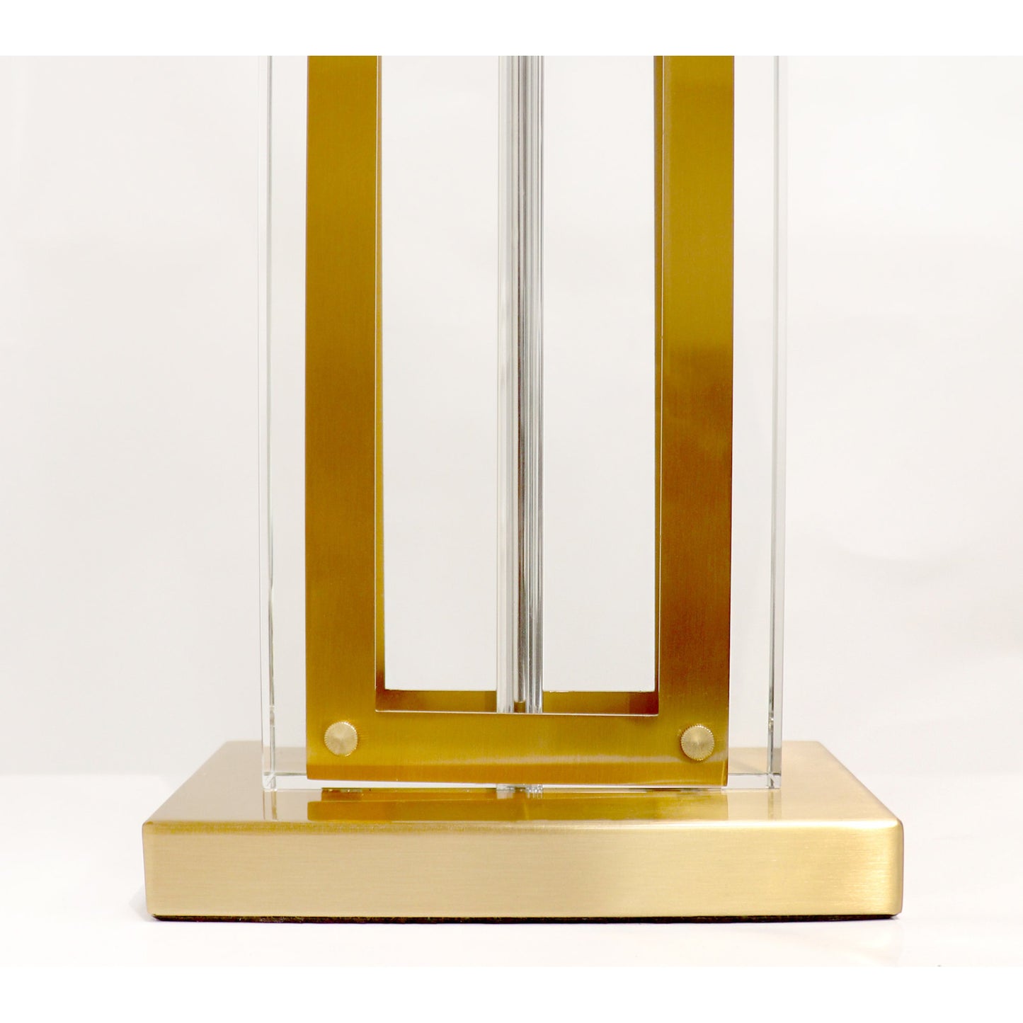 003 SR-785762 | Closeup | Astoria Table Lamp by Pasargad Home in gold and gold, clear. Made from marble in a traditional style.