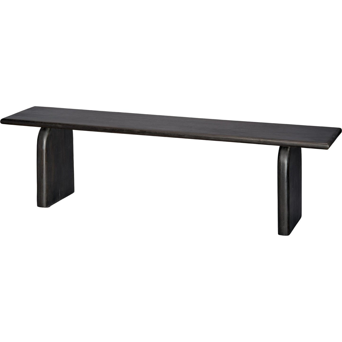 001 SI-2146395 | Primary Silo | Arc Bench by Jamie Young. Made from mango wood in a modern style.