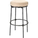 Asteria Bar Stool by Jamie Young. Made from iron, 100% polyester in a unique style.