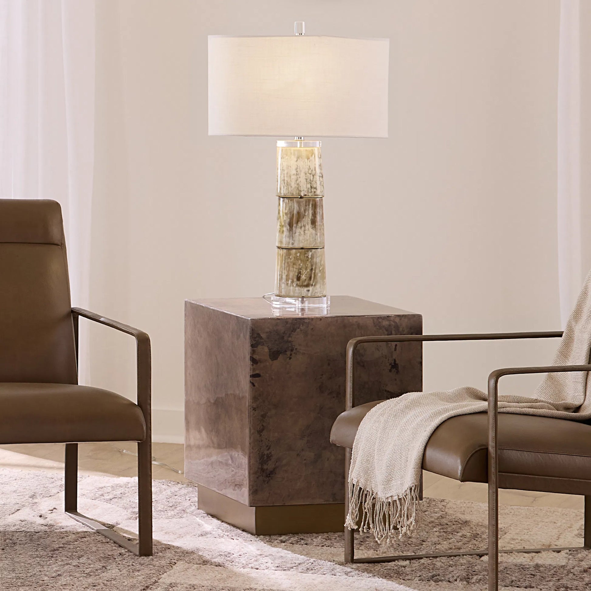 Cube Side Table by Jamie Young. Made from unique in a unique style.