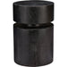 Dylan Round Side Table by Jamie Young. Made from wood in a modern style.