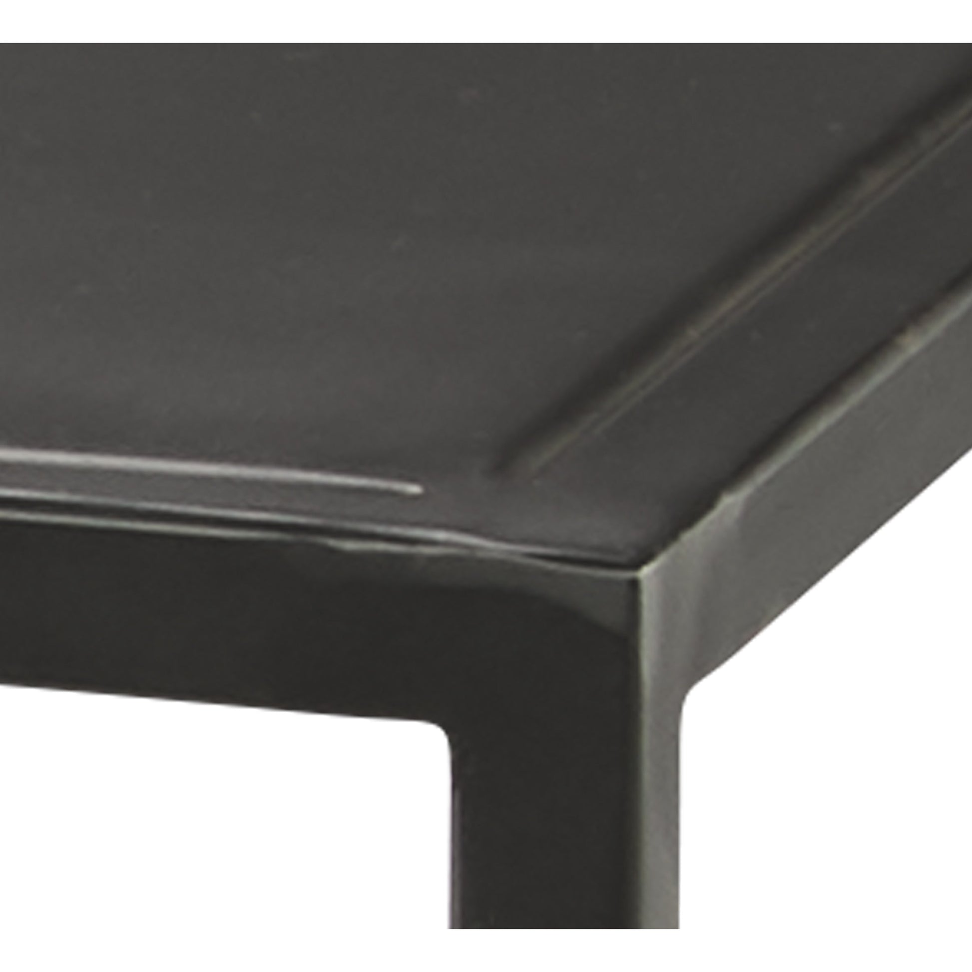 Element Shelved Console Table by Jamie Young in black iron. Made from iron in a modern style.